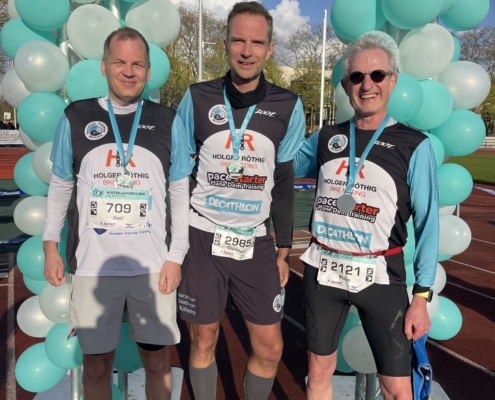 Im Ziel mit Medaille 2026